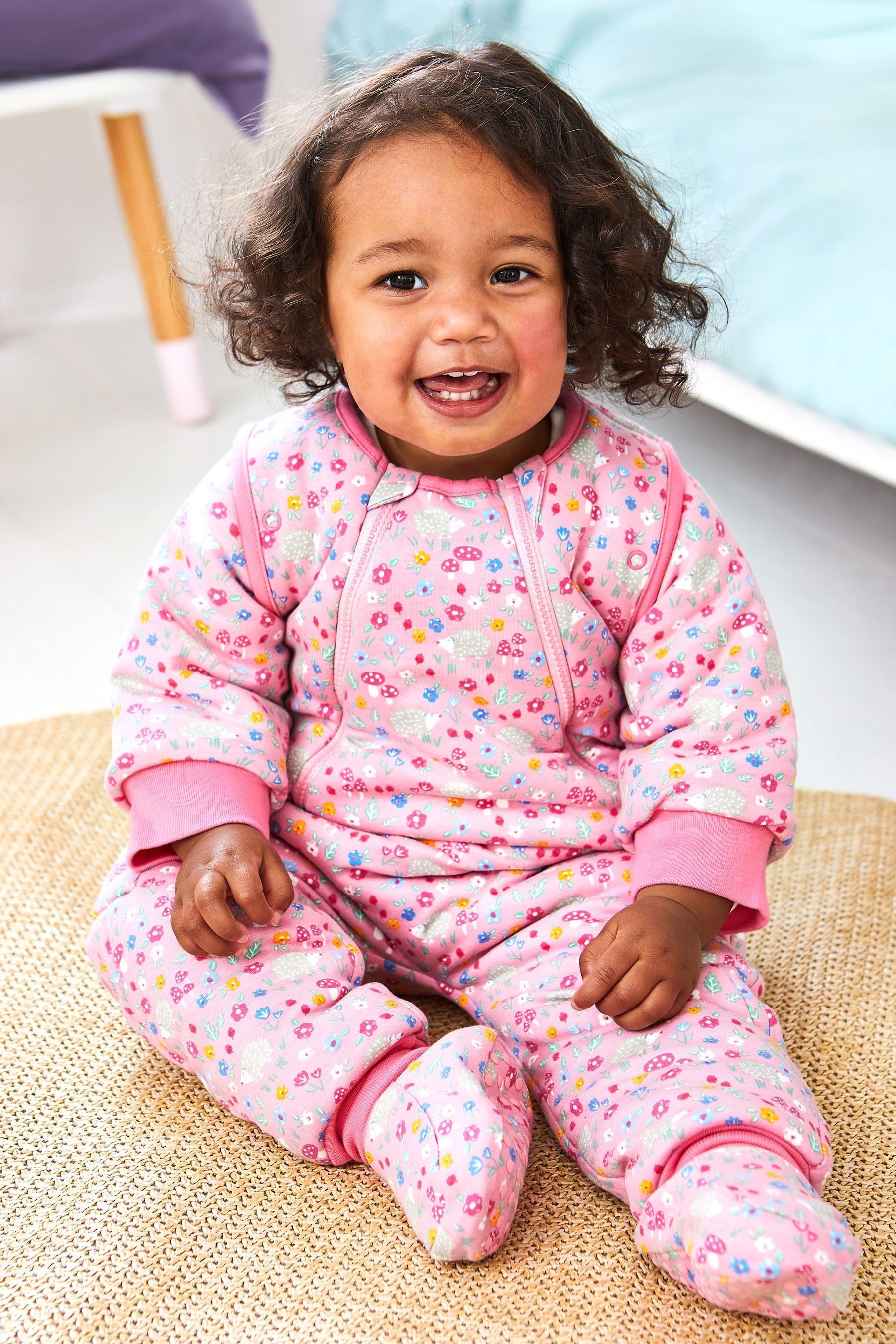 Buy JoJo Maman Bebe Pink Hedgehog 2.5 Tog Sleep Snuggler from Next Oman