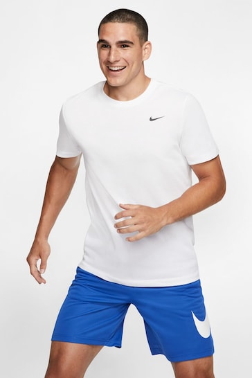 Nike White Dri-FIT Training T-Shirt