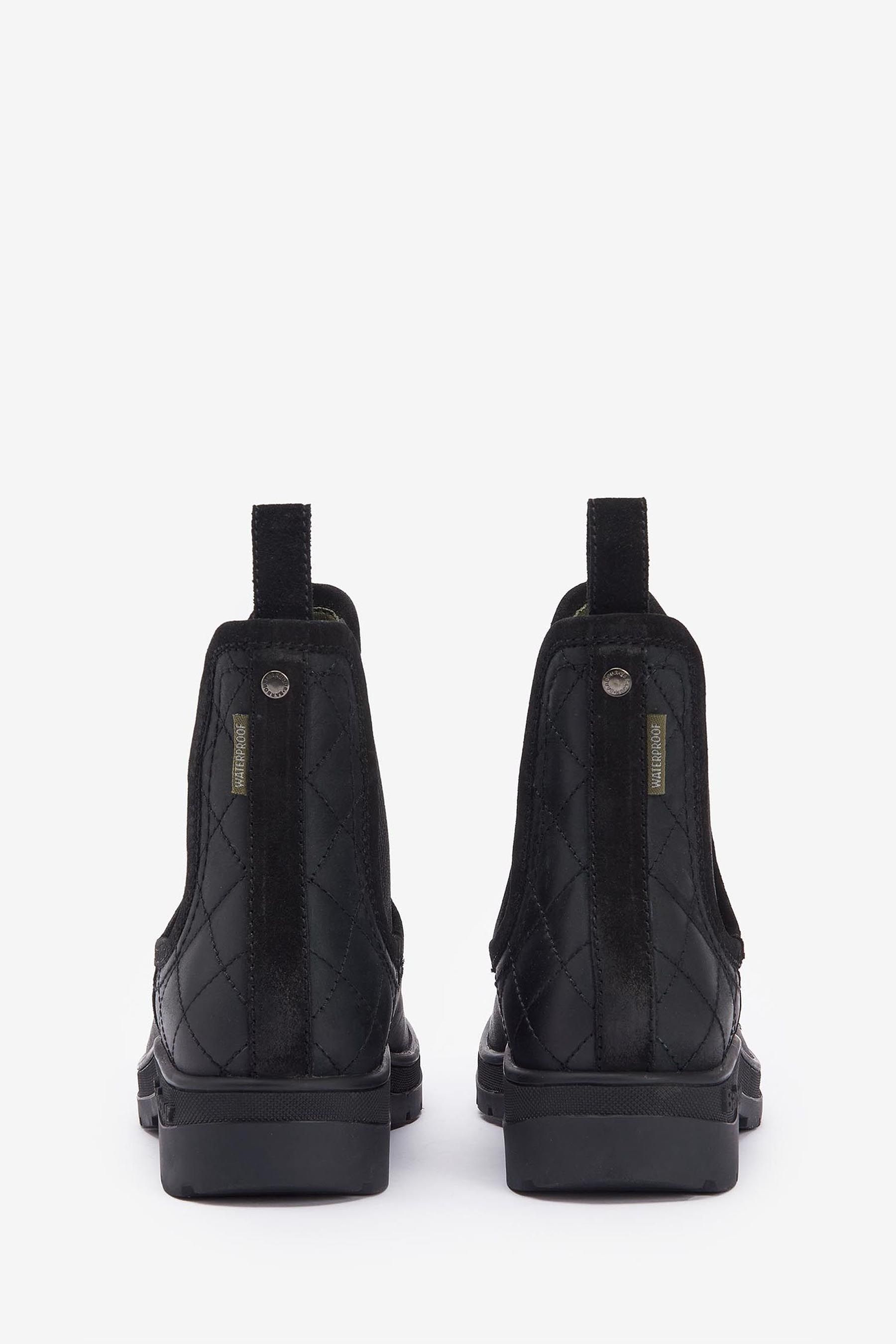 Barbour chelsea boots womens black discount