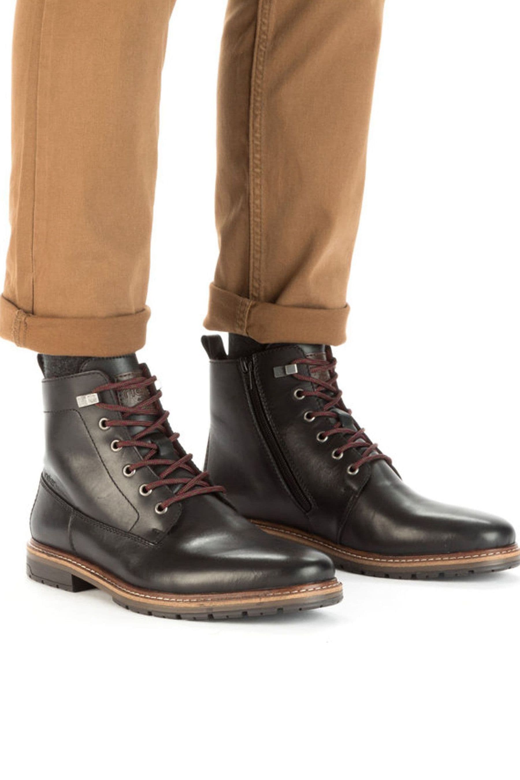 Mens zip clearance up dress boots