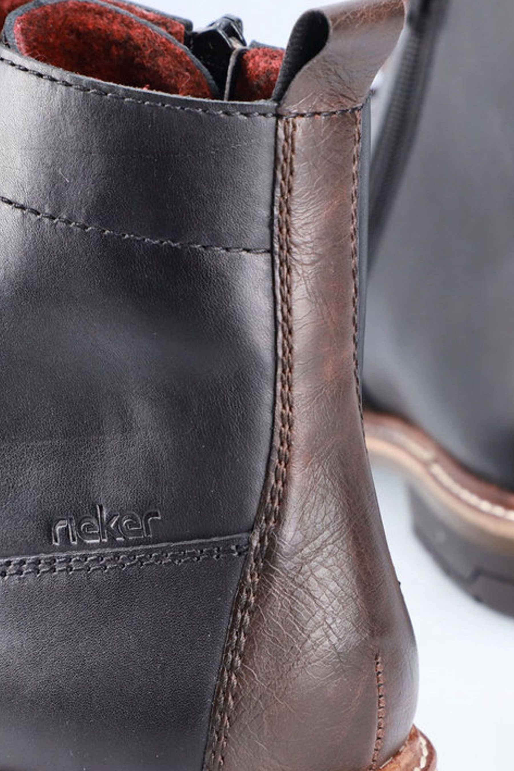 Buy Rieker Mens Zipper Black Boots from the Next UK online shop