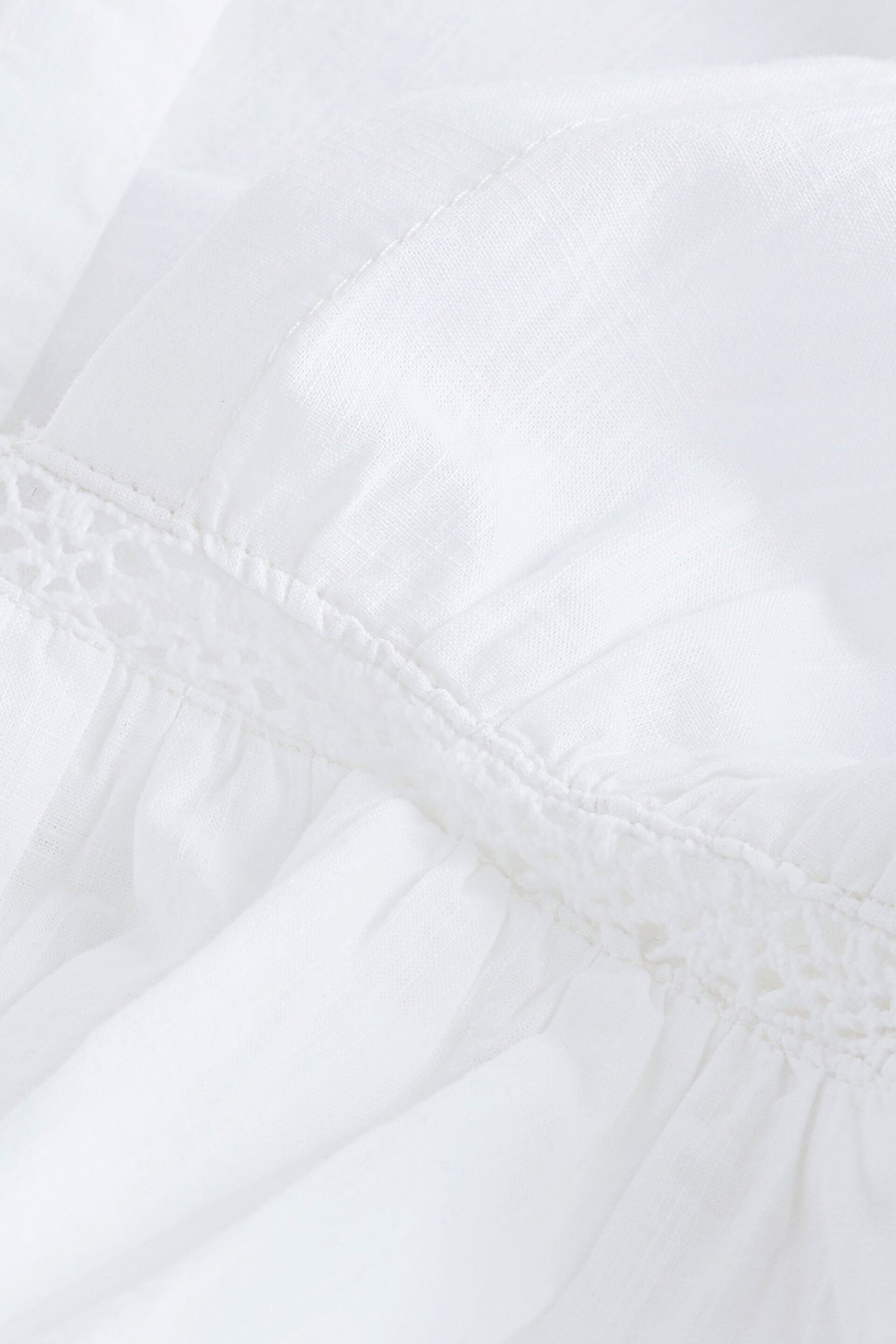 White Soft Cotton Nightie - Image 7 of 7