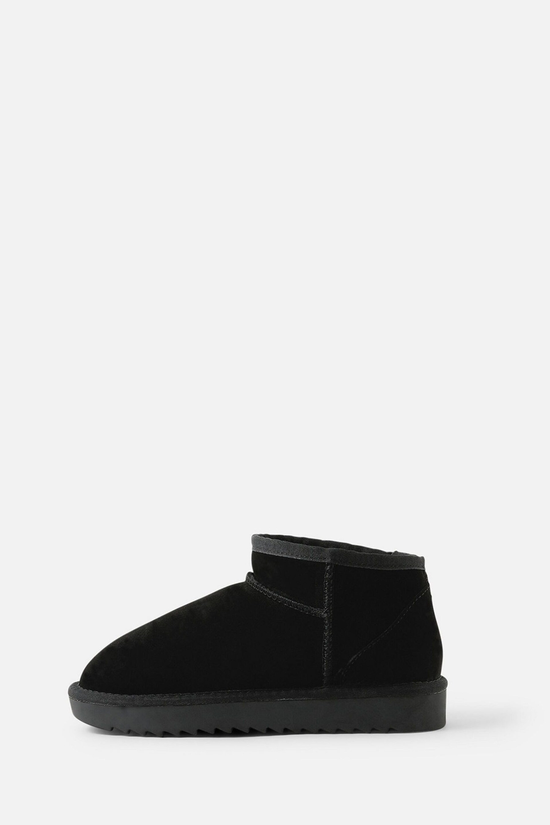 Accessorize Black Mini Suede Boots - Image 2 of 2