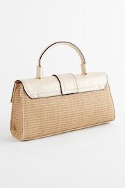 Bone Raffia Cross-Body Bag - Image 4 of 8