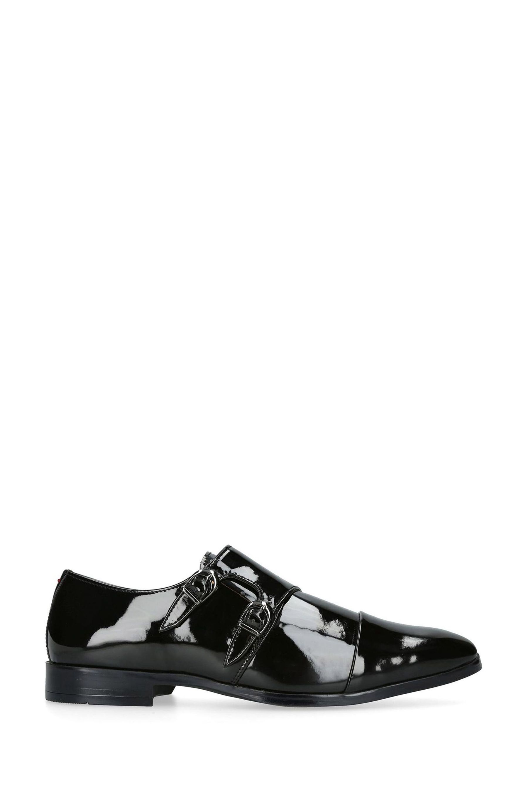 Buy KG Kurt Geiger Black Cruz Patent Monk Shoes from the Next UK