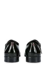 KG Kurt Geiger Black Cruz Patent Monk Shoes - Image 4 of 4