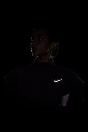 Nike Purple Dri-FIT Pacer Half Zip Running Top - Image 9 of 11