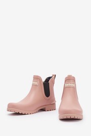 Barbour® Pink Wilton Short Wellington Boots - Image 4 of 6