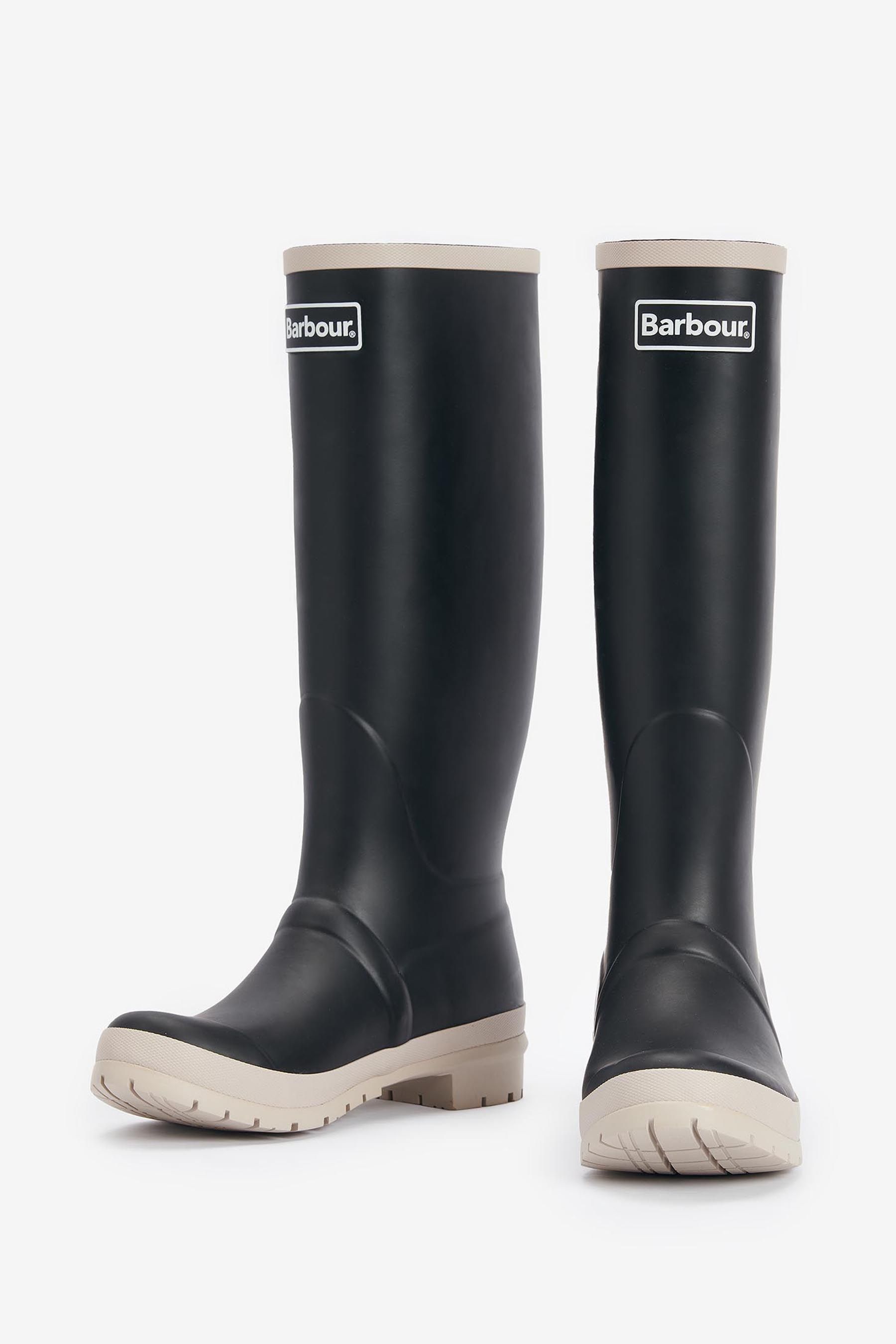 Barbour black wellies outlet