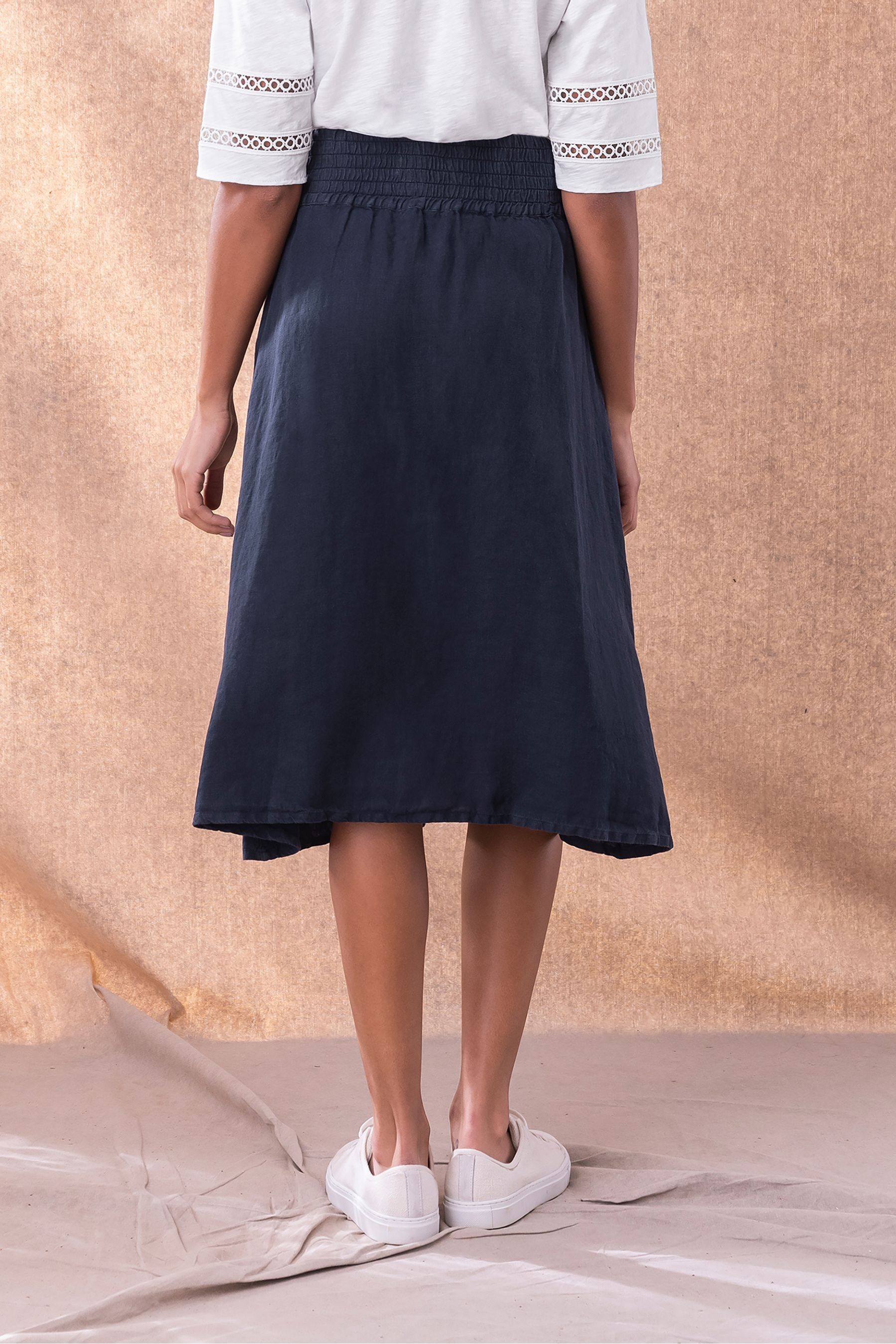Linen skirt next on sale