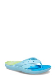 Crocs Blue Ombre Classic Ombre Flip Flops - Image 2 of 4