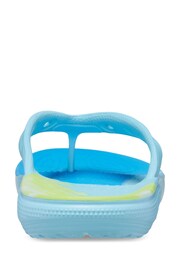 Crocs Blue Ombre Classic Ombre Flip Flops - Image 4 of 4