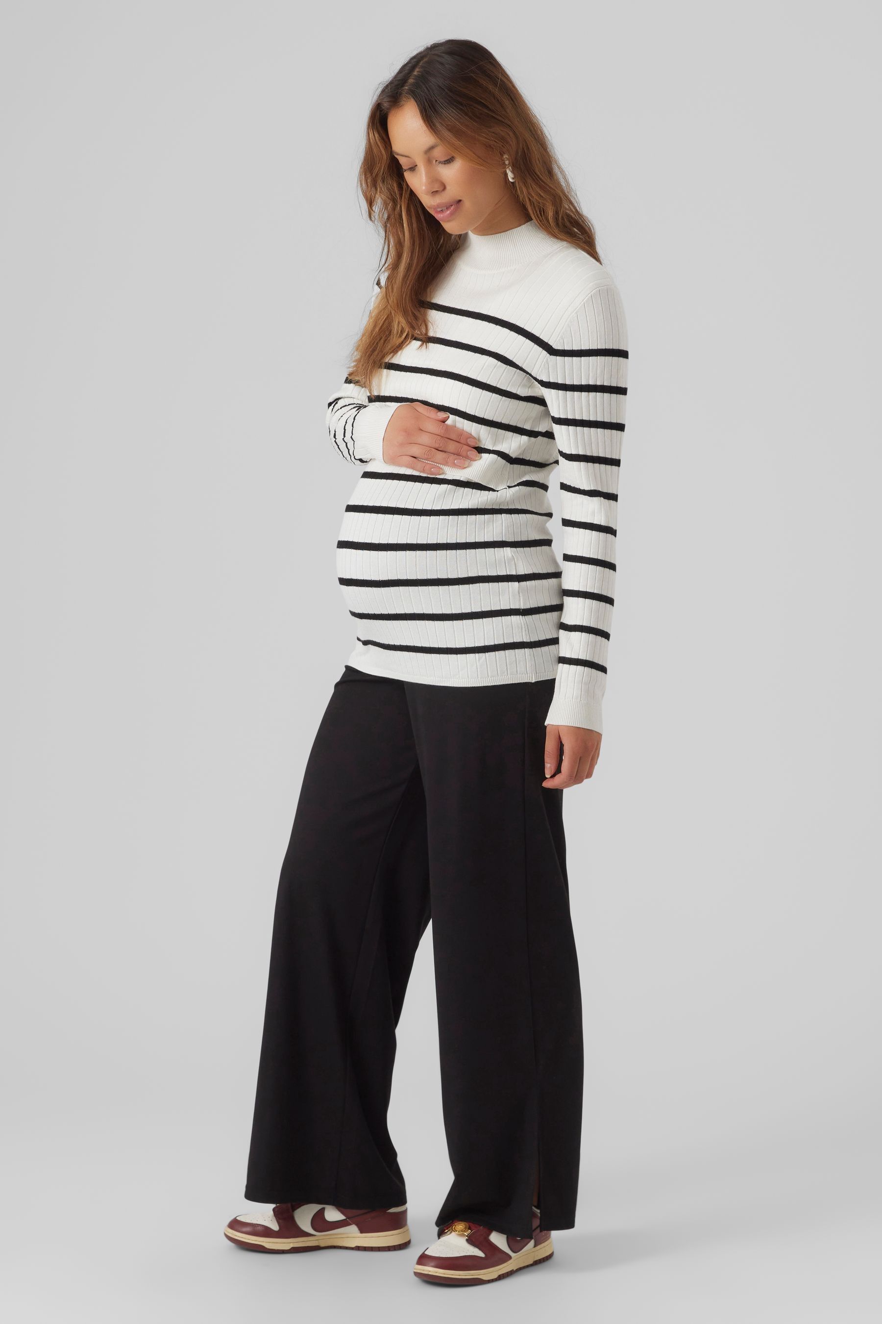 Maternity wide new arrivals leg trousers uk