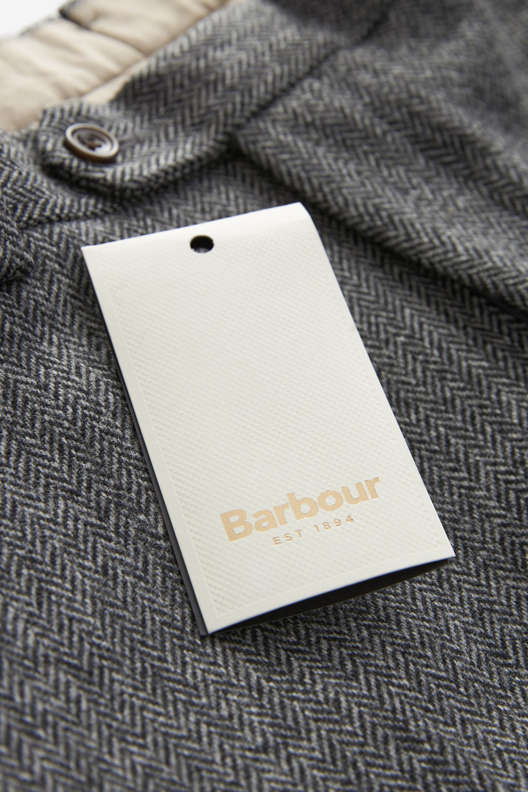Buy Barbour Grey Herringbone Slim Fit Suit Trousers from the Next UK online shop