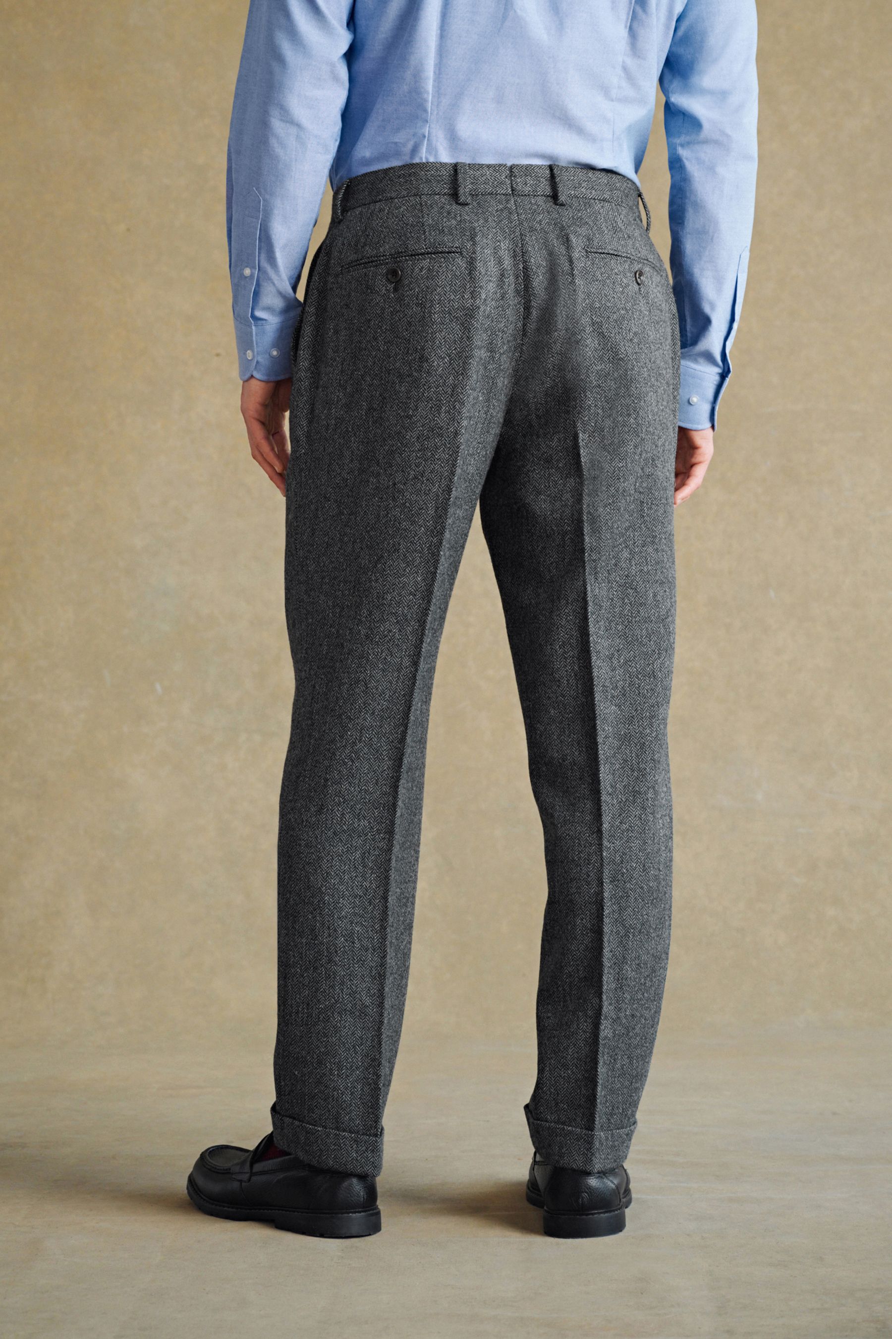 Barbour trousers Grey clearance