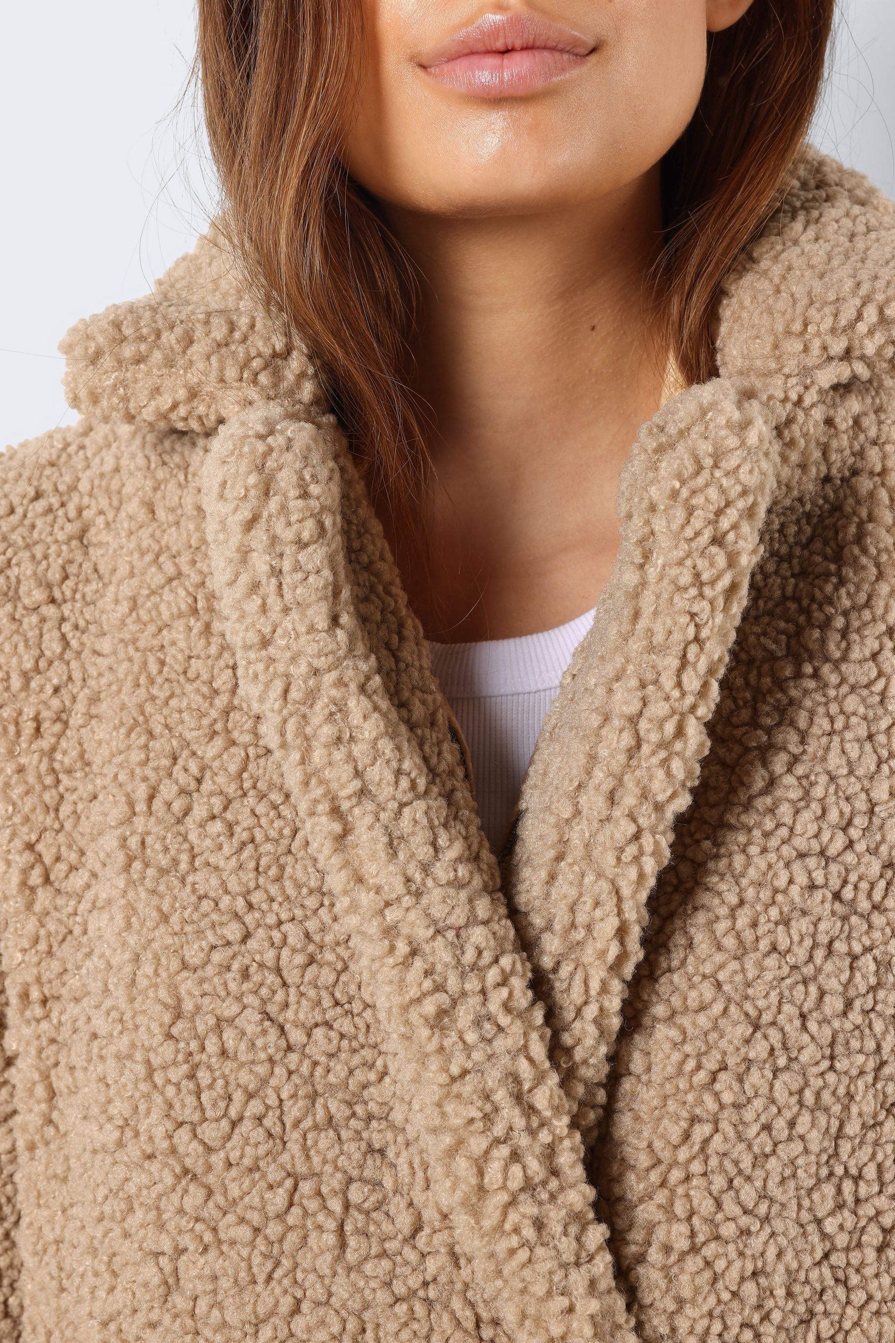 Noisy may teddy coat discount