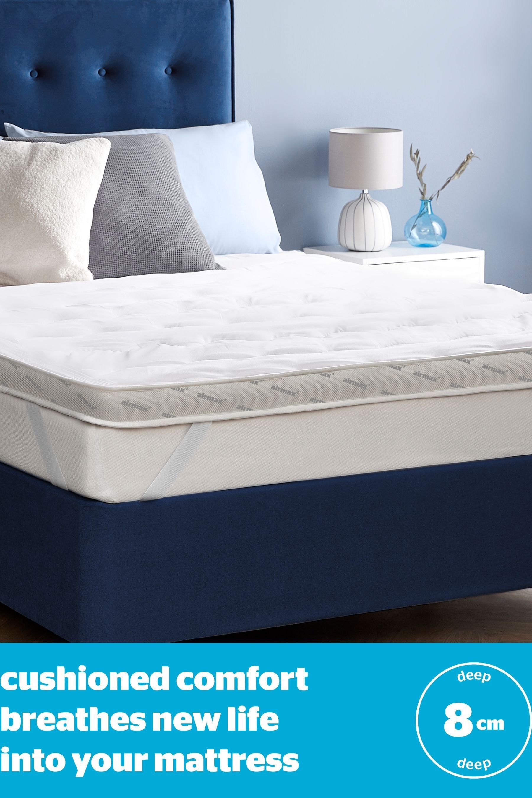 Novaform queen mattress hot sale topper