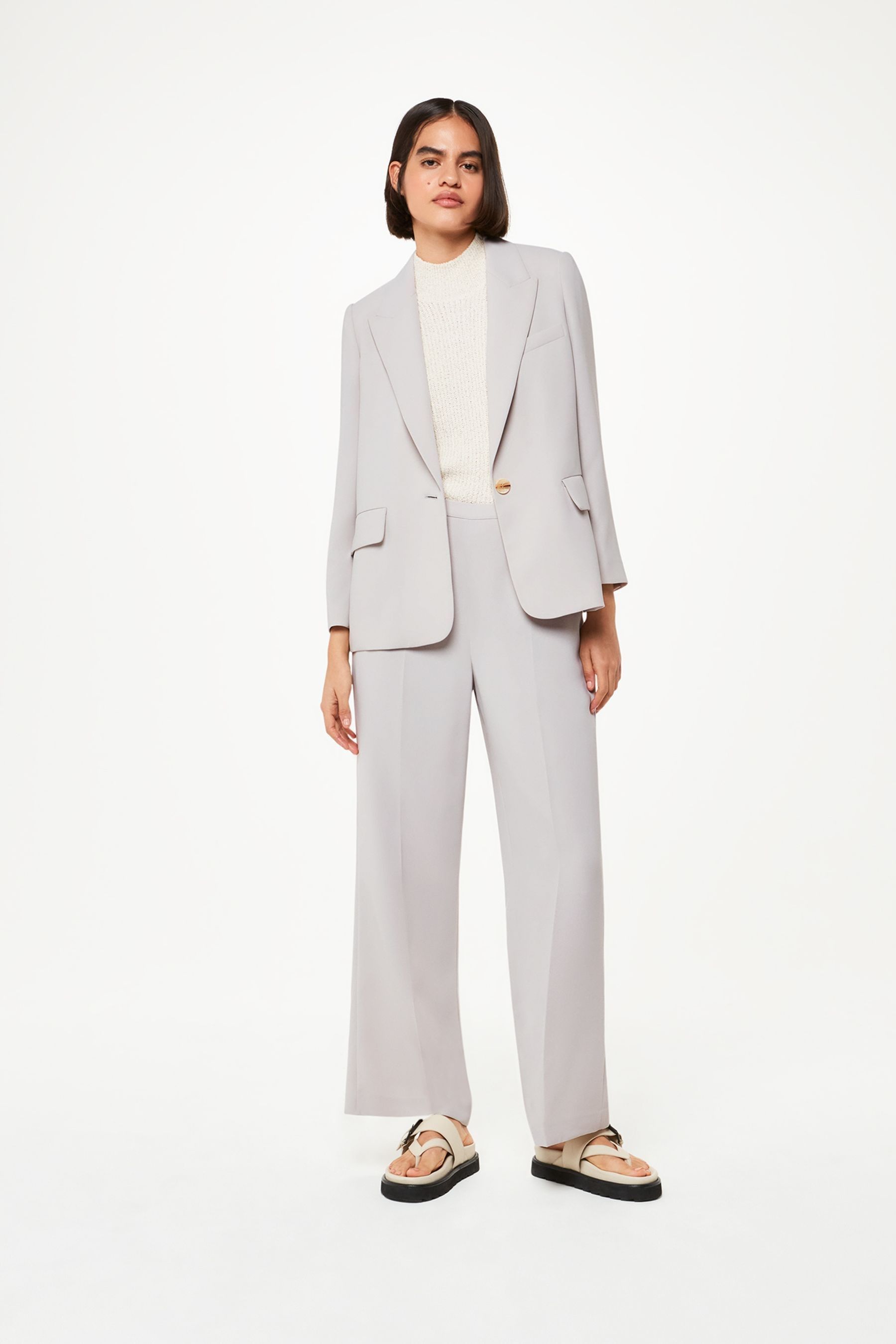 Nude boyfriend sales blazer