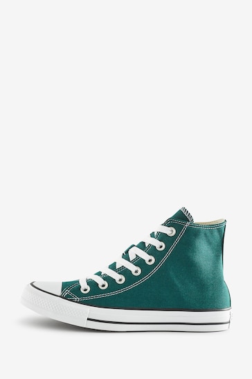 Converse Green Chuck Taylor High Top Trainers
