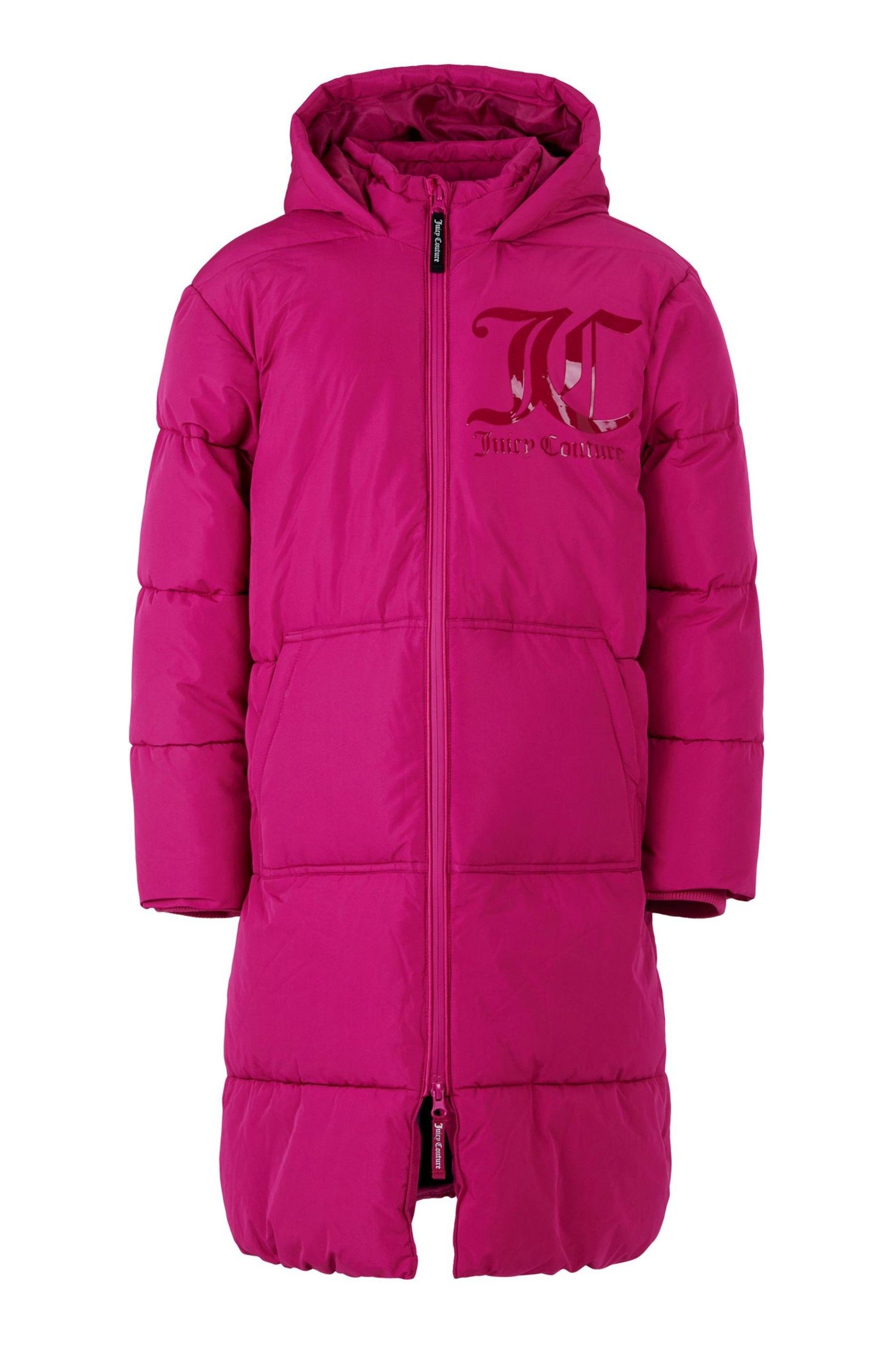 Buy Juicy Couture Girls Pink Longline Puffer Coat from Next Luxembourg
