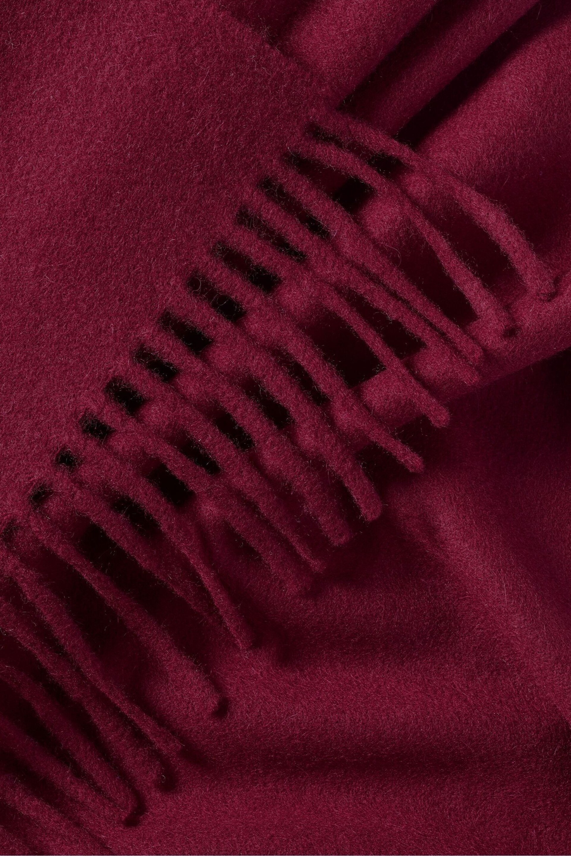 Charles Tyrwhitt Red Cashmere Scarf - Image 3 of 3