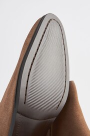 Brown Suede Chelsea Boots - Image 4 of 7