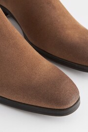 Brown Suede Chelsea Boots - Image 5 of 7