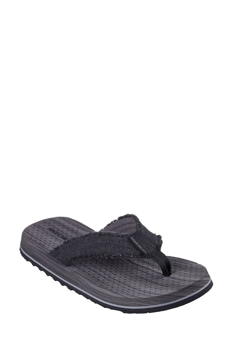 Skechers Black Mens Tantric Fritz Sandals - Image 1 of 4