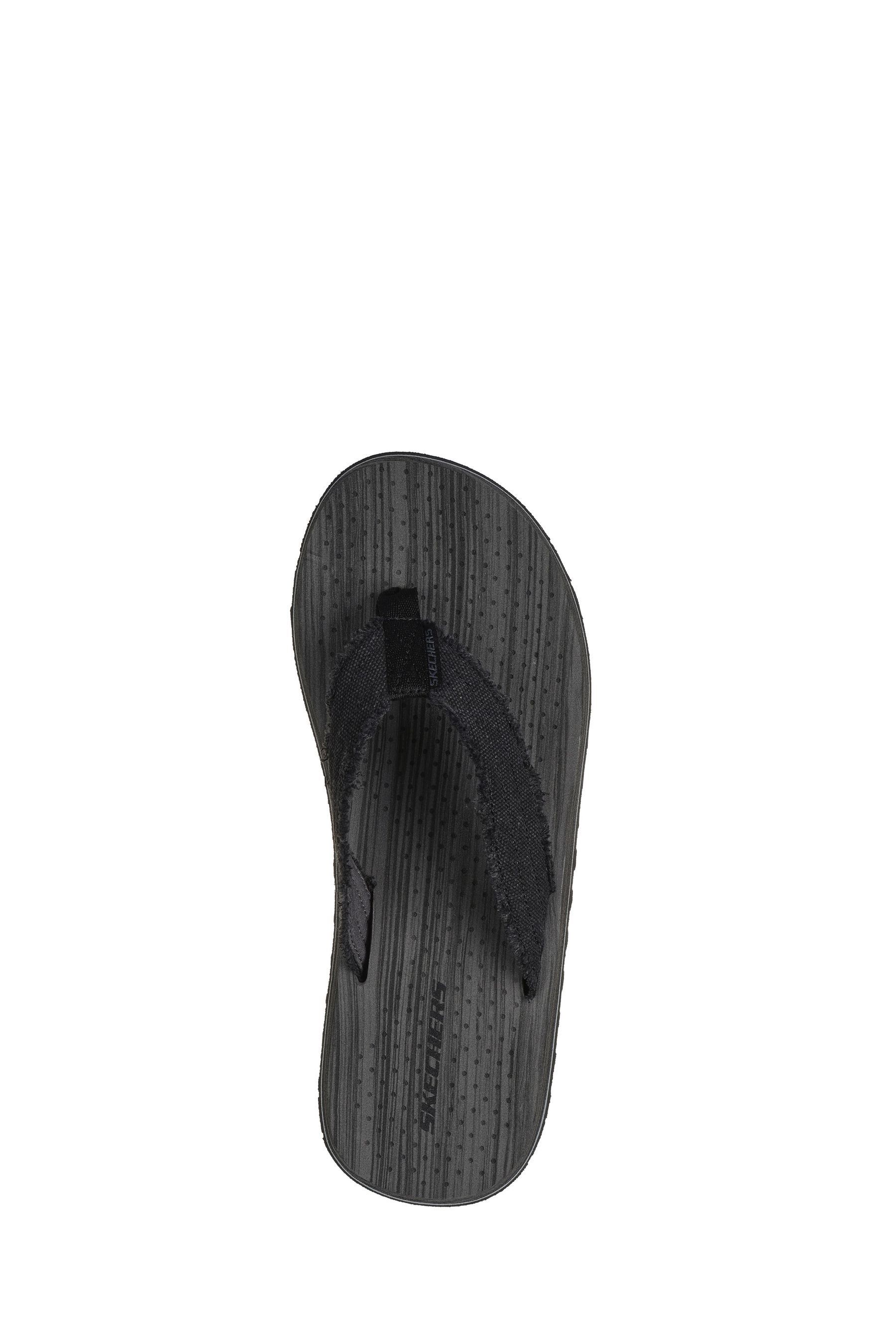 Skechers Black Mens Tantric Fritz Sandals
