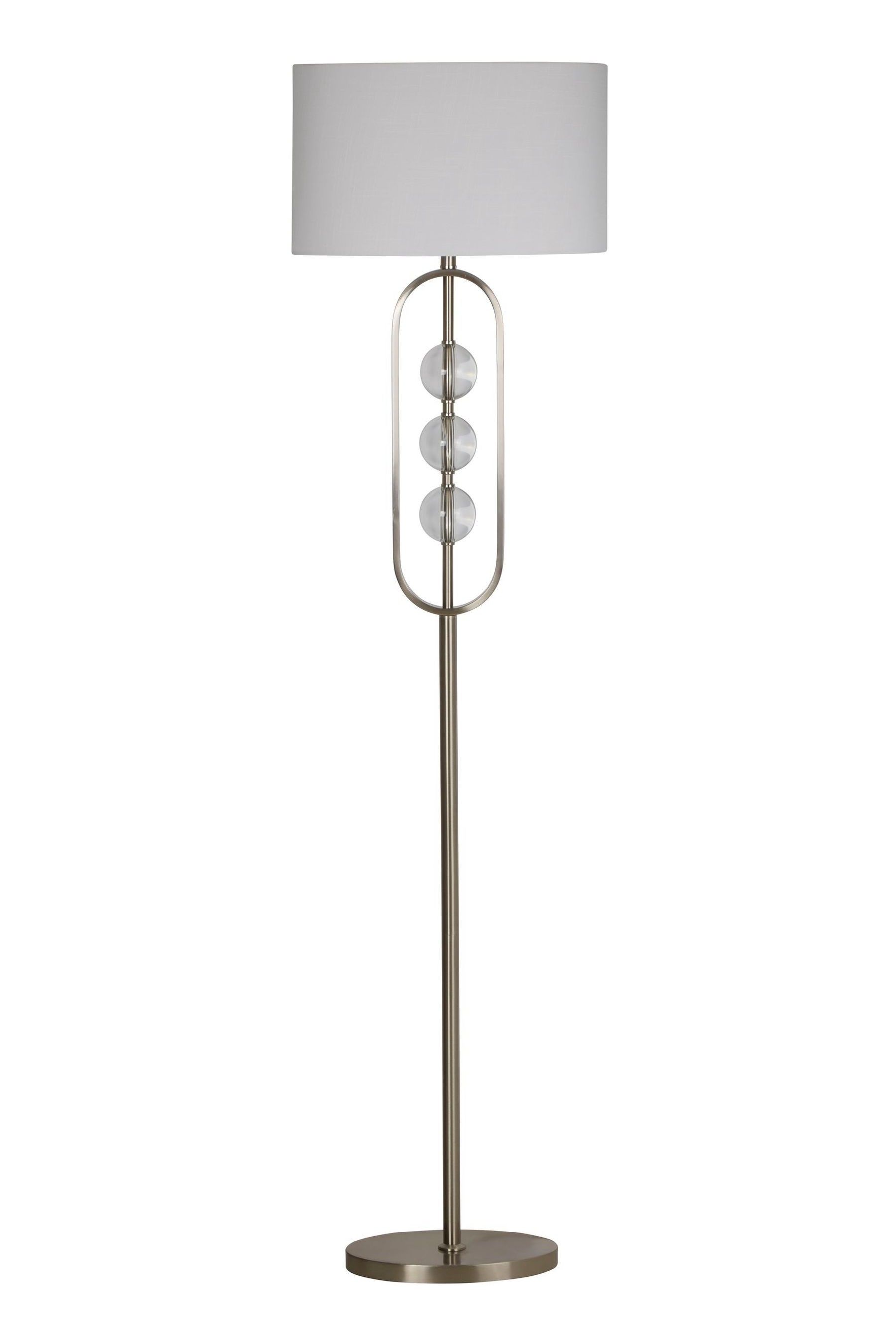 Next silver floor on sale lamp