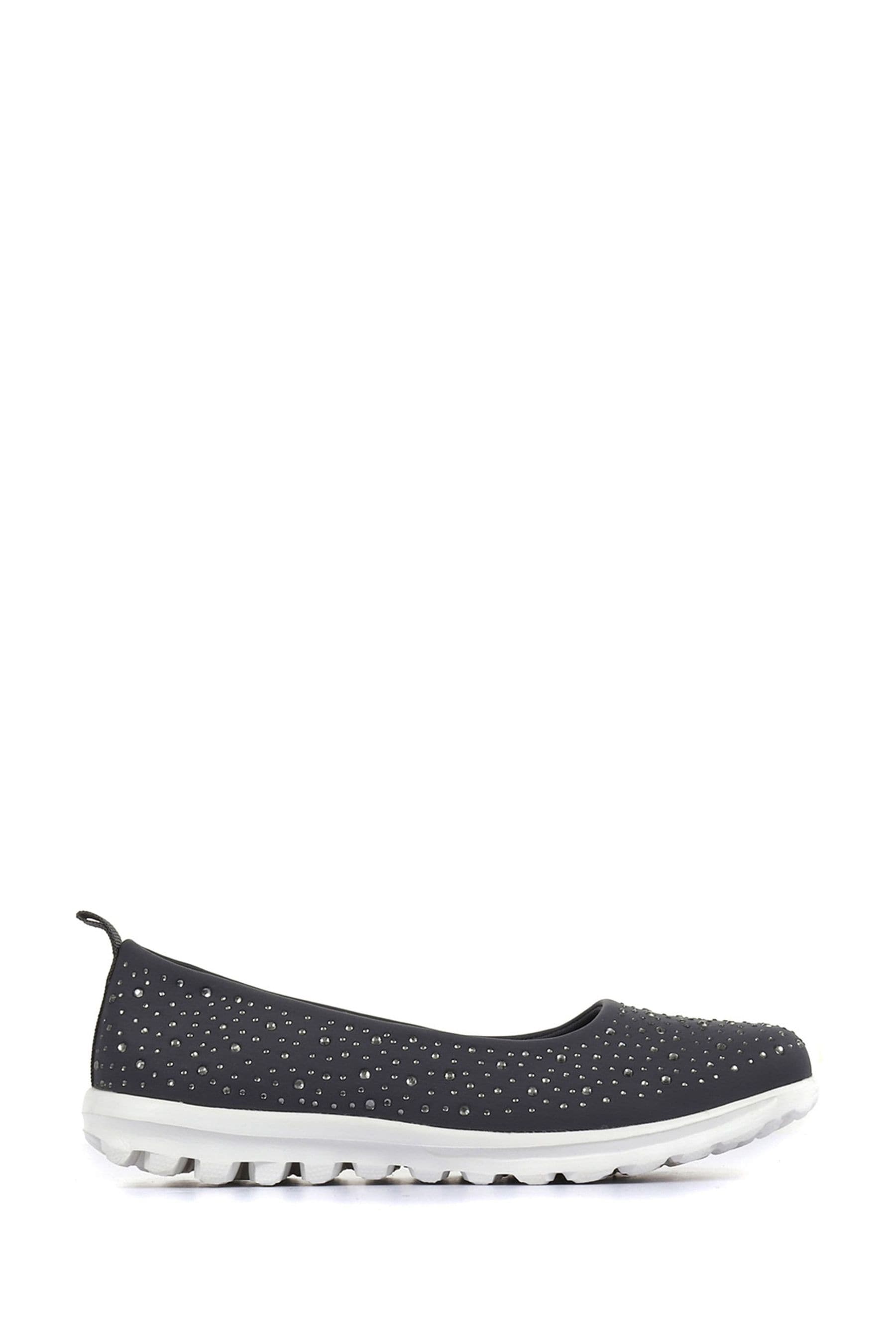Buy Pavers Grey Wide Fit Pavers Lightweight Slip On Pumps from the Next UK online shop
