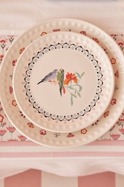 Cath Kidston Set of 4 Cream Painted Table Side Plates - Image 1 of 4