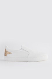 White Forever Comfort® Slip-On Star Trainers - Image 4 of 9