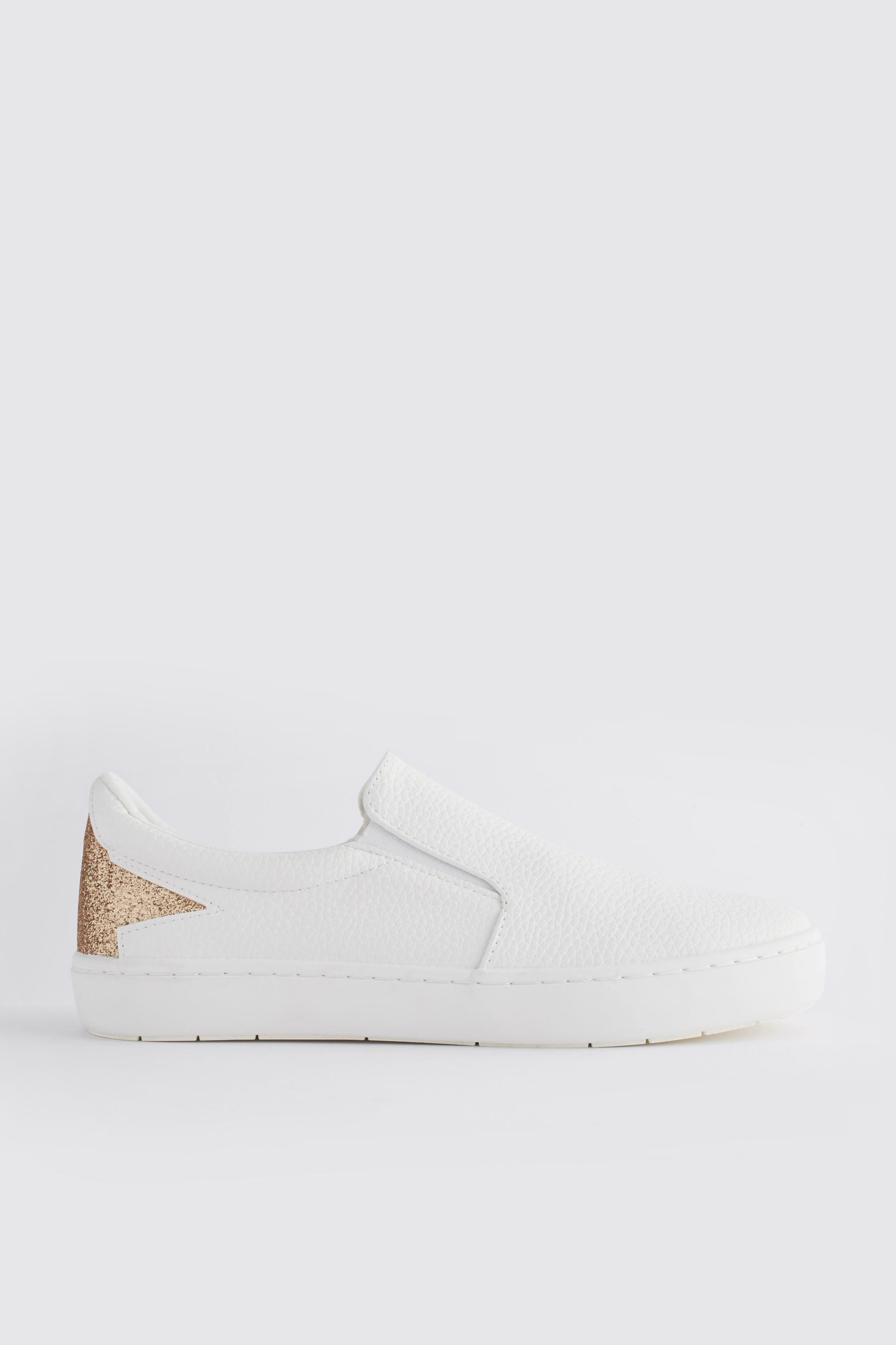 White Forever Comfort® Slip-On Star Trainers - Image 4 of 9