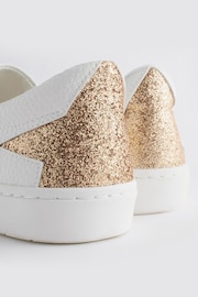 White Forever Comfort® Slip-On Star Trainers - Image 8 of 9