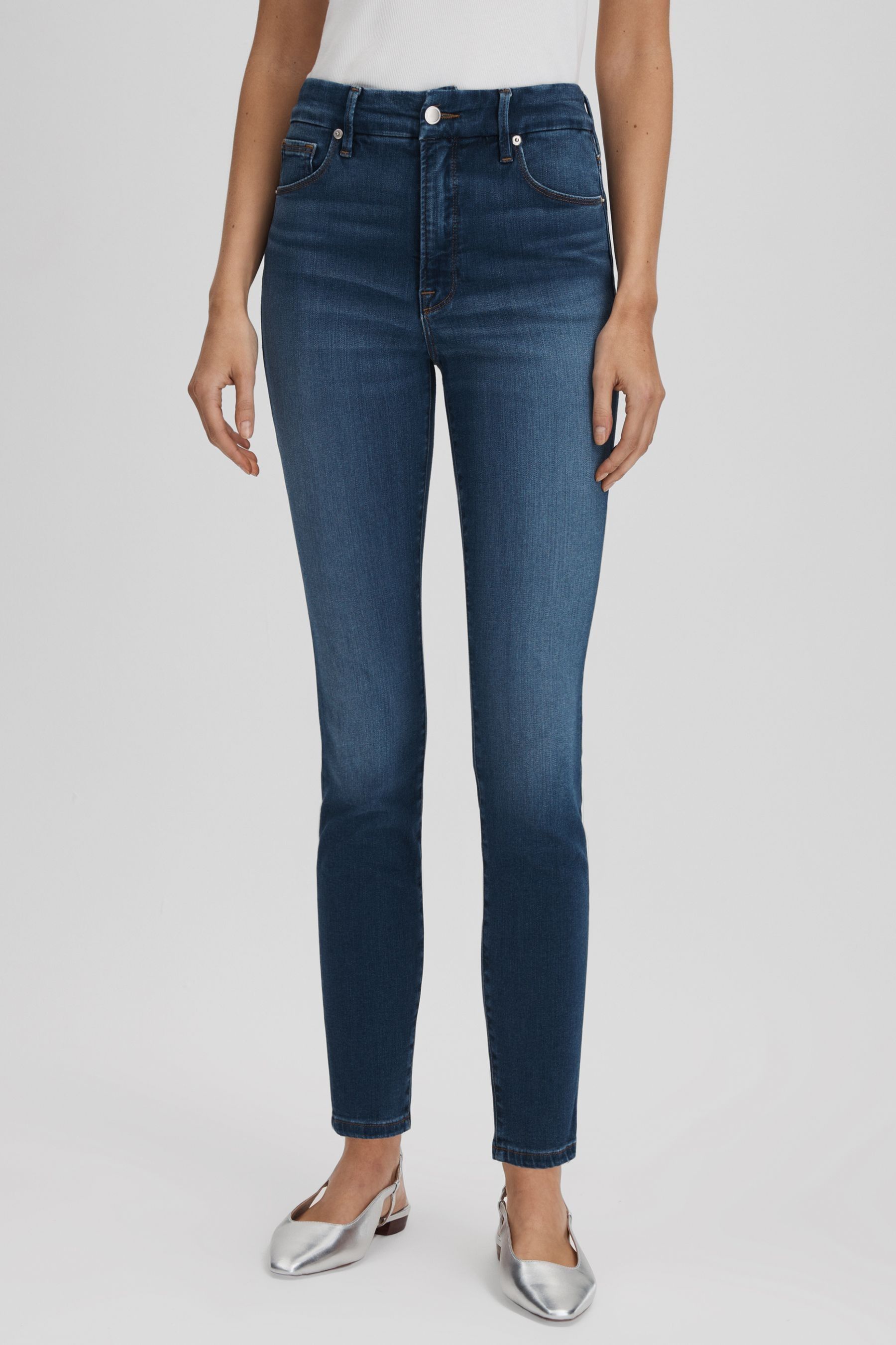 Good American Blue Good American Ultra High Skinny Jeans