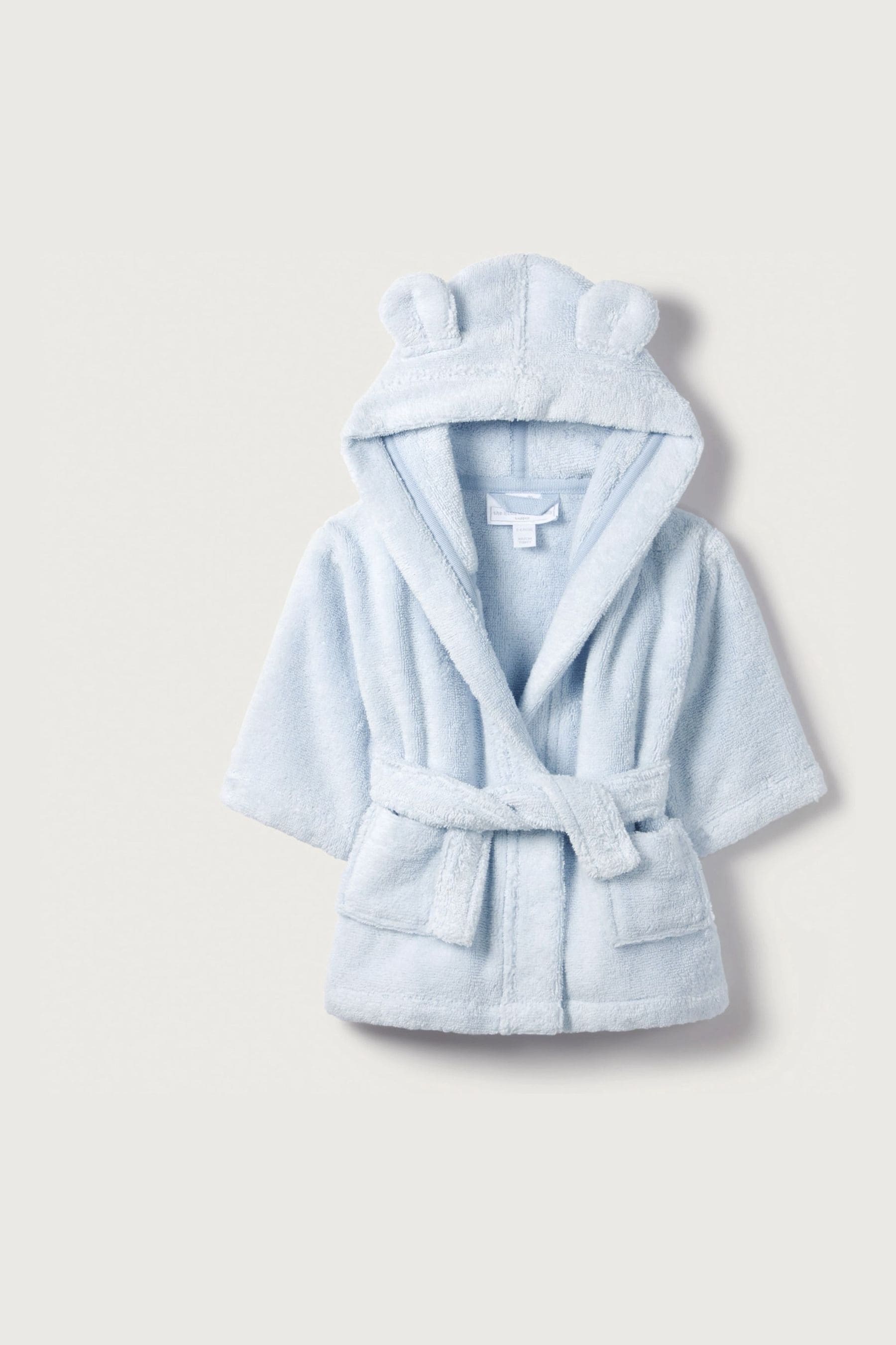 White company baby dressing gown 2025