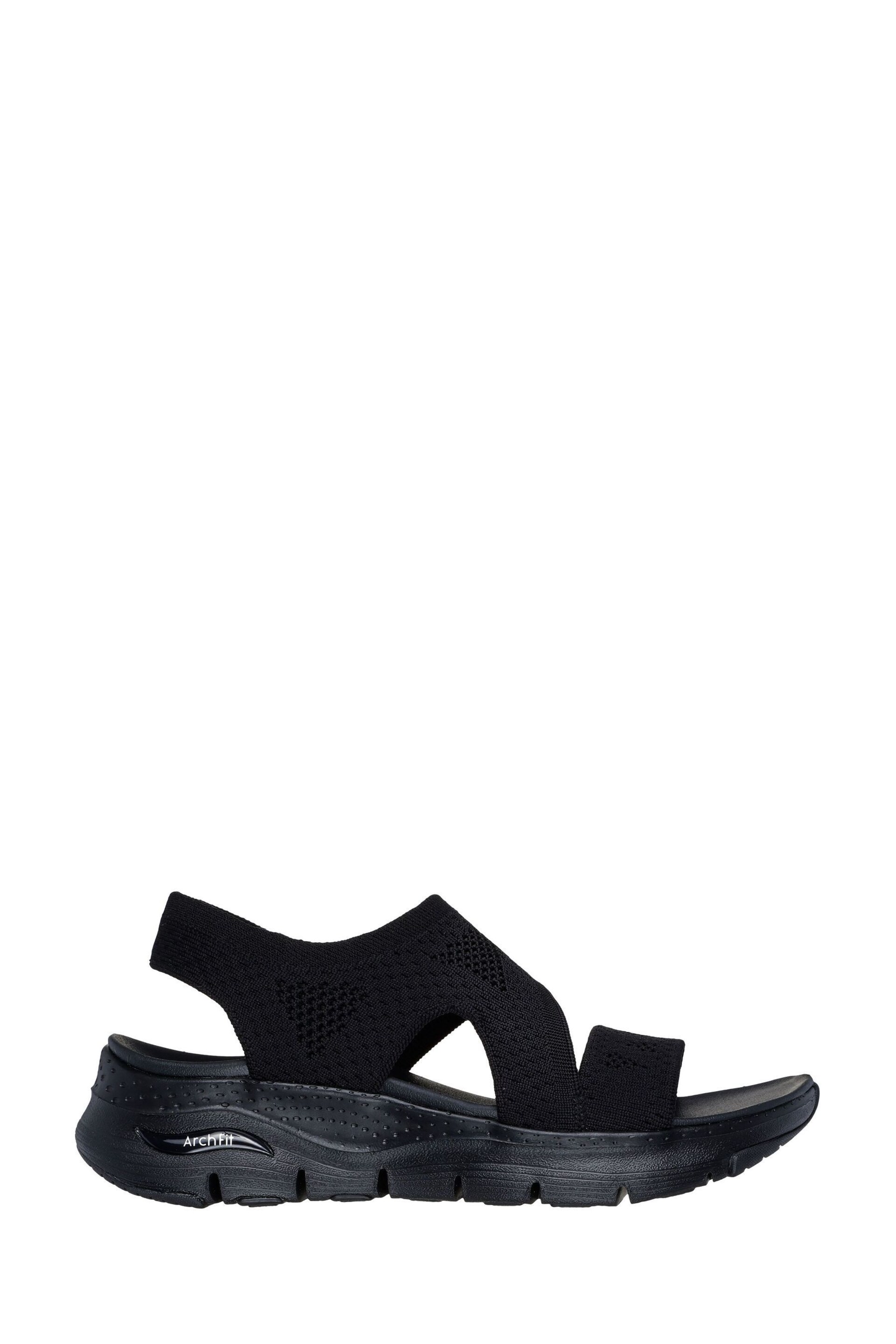 Skechers Black Sandals - Image 1 of 5