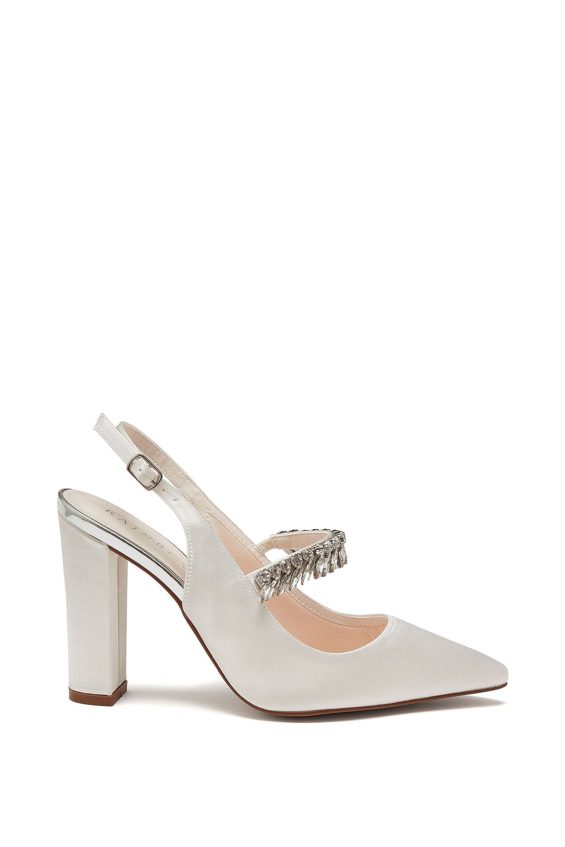 Buy Rainbow Club Cream Freya Bridal Sparkly Slingback Wedding Shoes from the Next UK online shop
