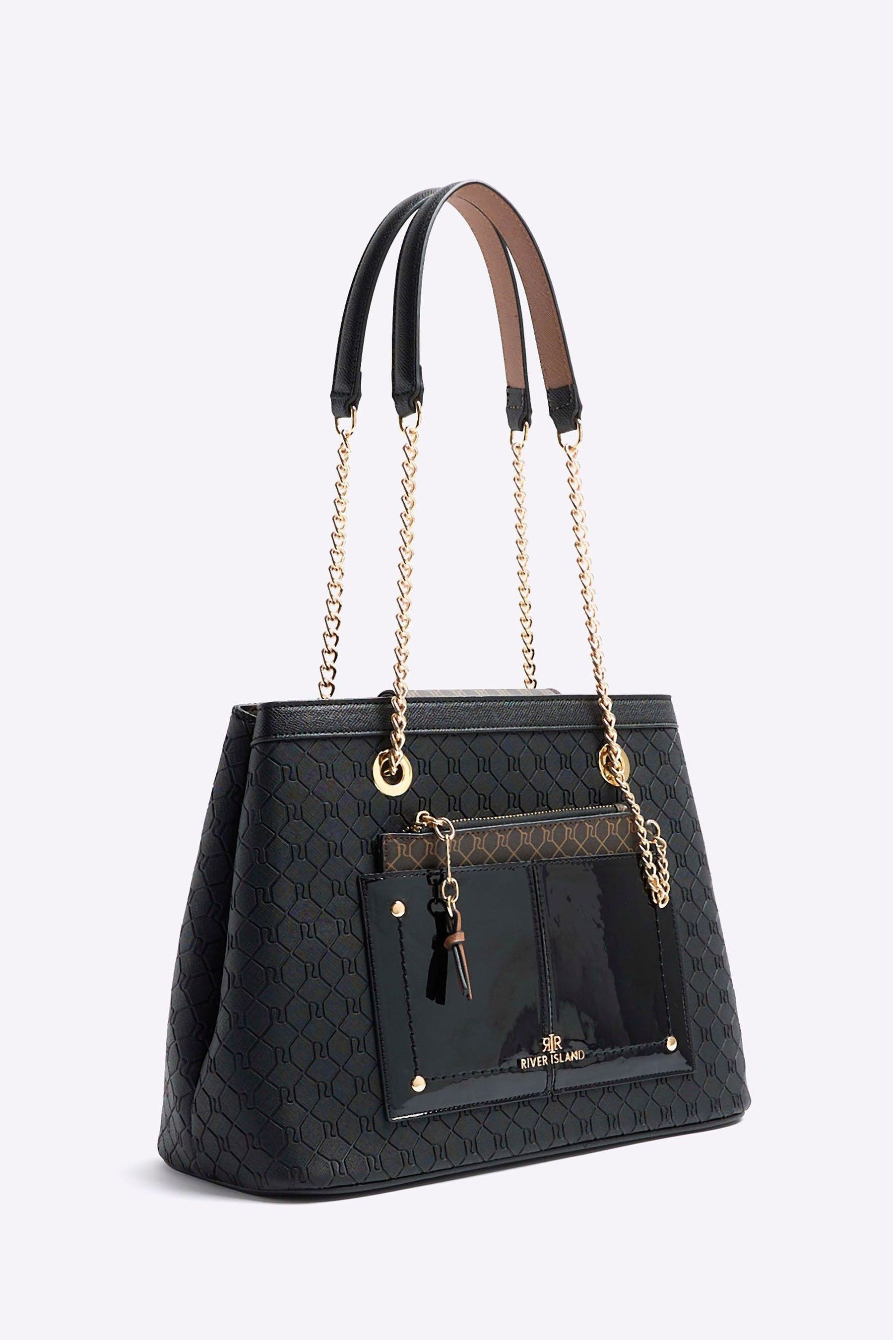 River island black weekend bag sale