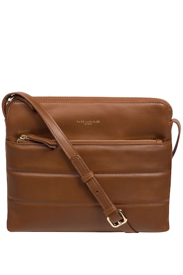 Pure Luxuries London Finola Nappa Leather Cross-Body Bag