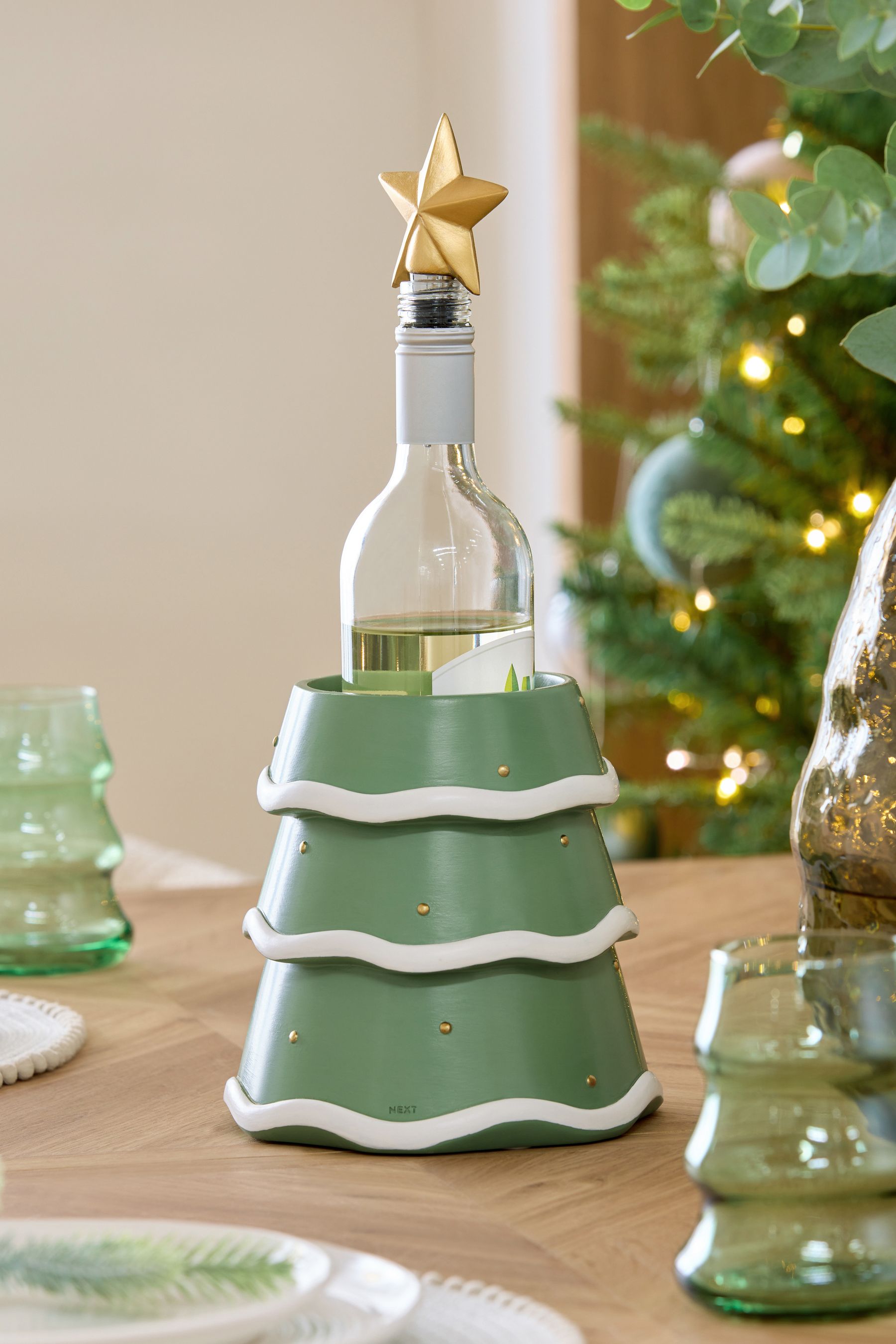 Christmas tree bottle holder outlet
