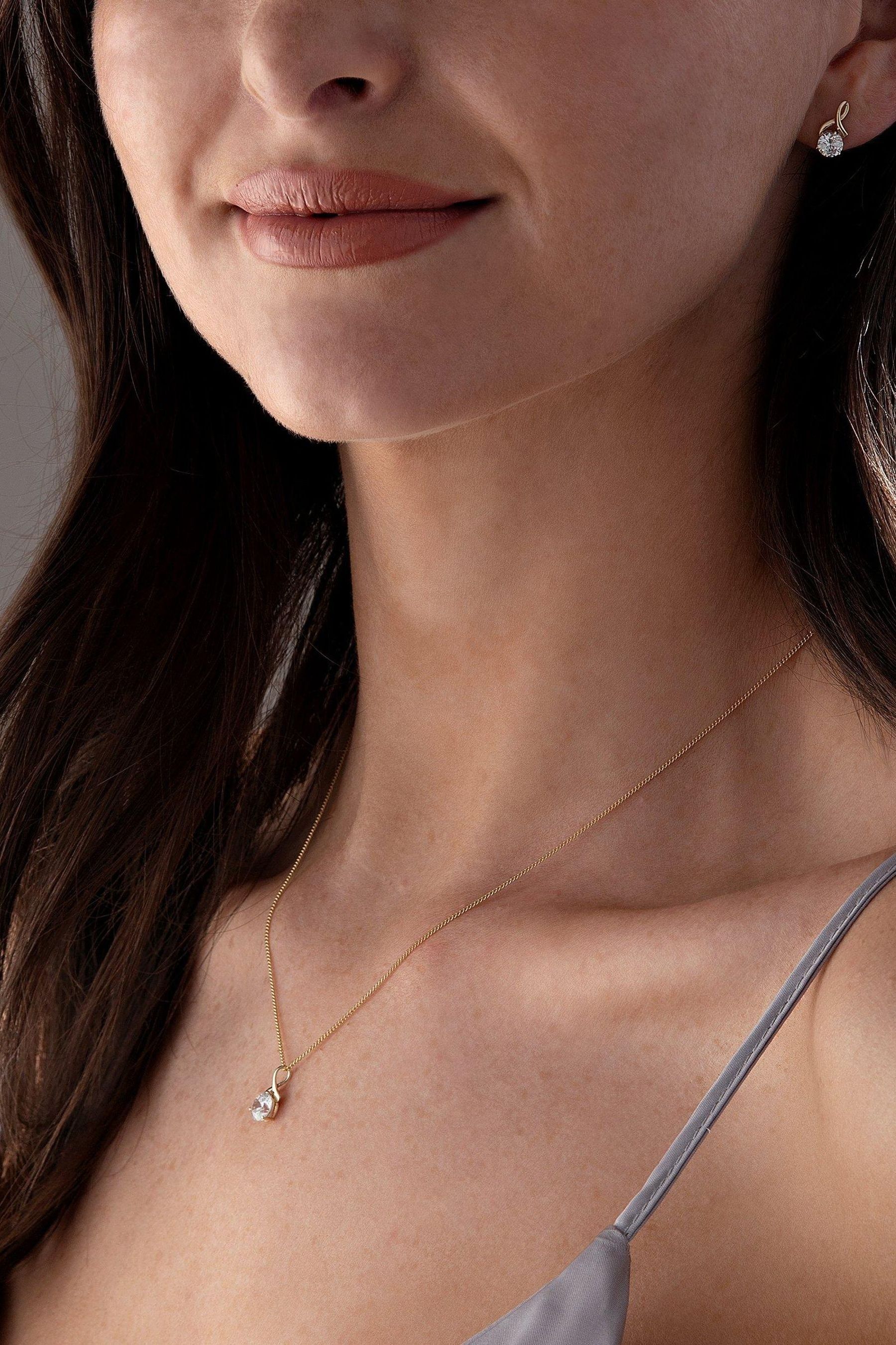 Beaverbrooks necklace cheap and earring set