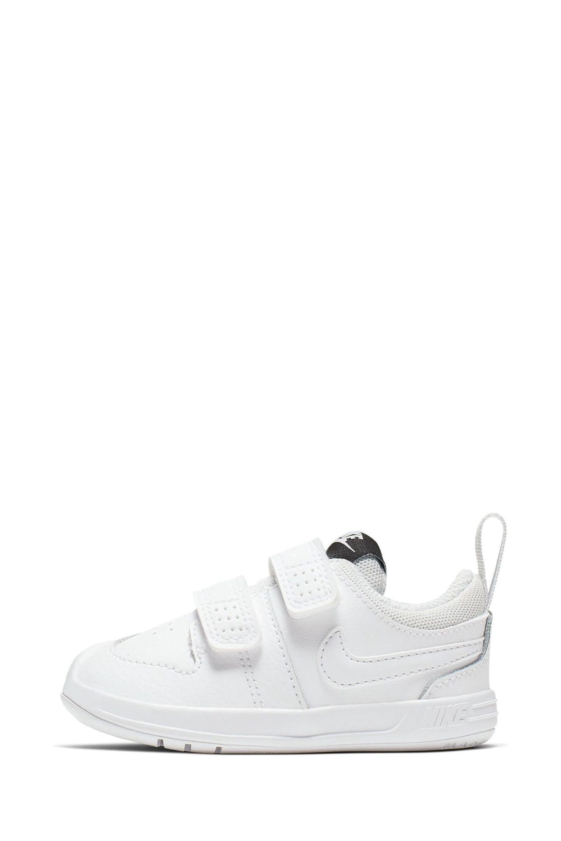 Nike White Pico Infant Trainers - Image 2 of 7