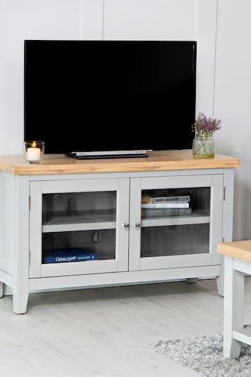 K Interiors Grey Oak Windsor Standard TV Unit