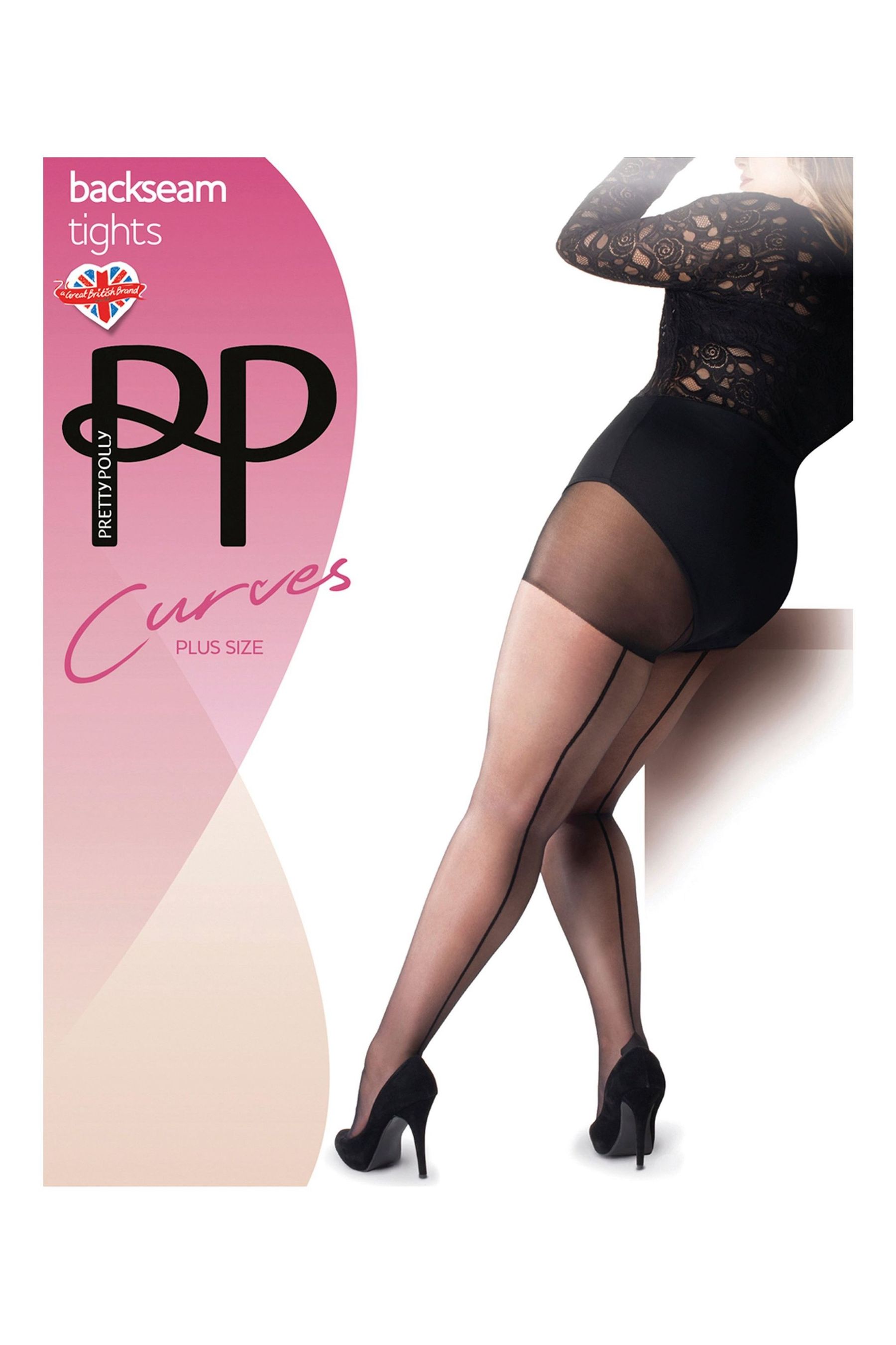 Pretty polly back seam tights online