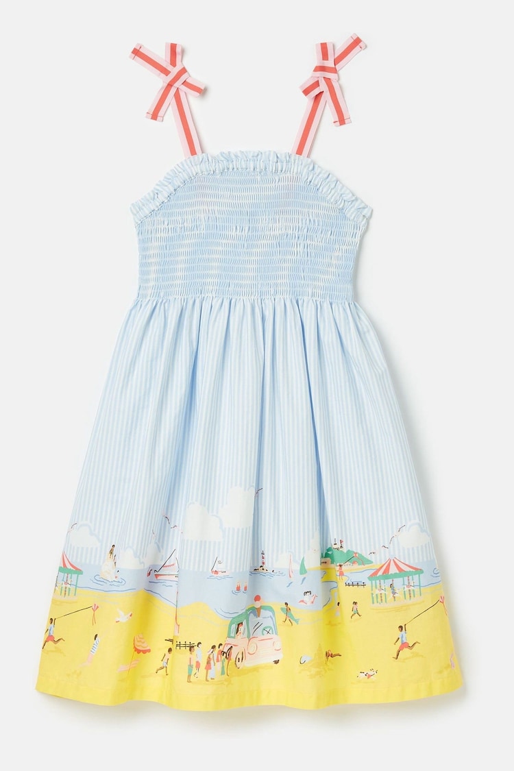 Joules Pretty As A Picture Blue Stripe Sundress - Image 1 of 5