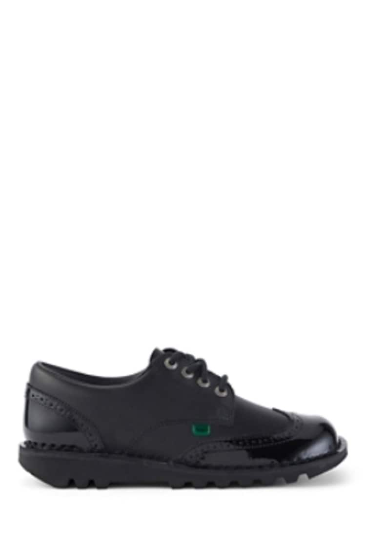 Kickers Black Lo Classic Brogues - Image 2 of 9