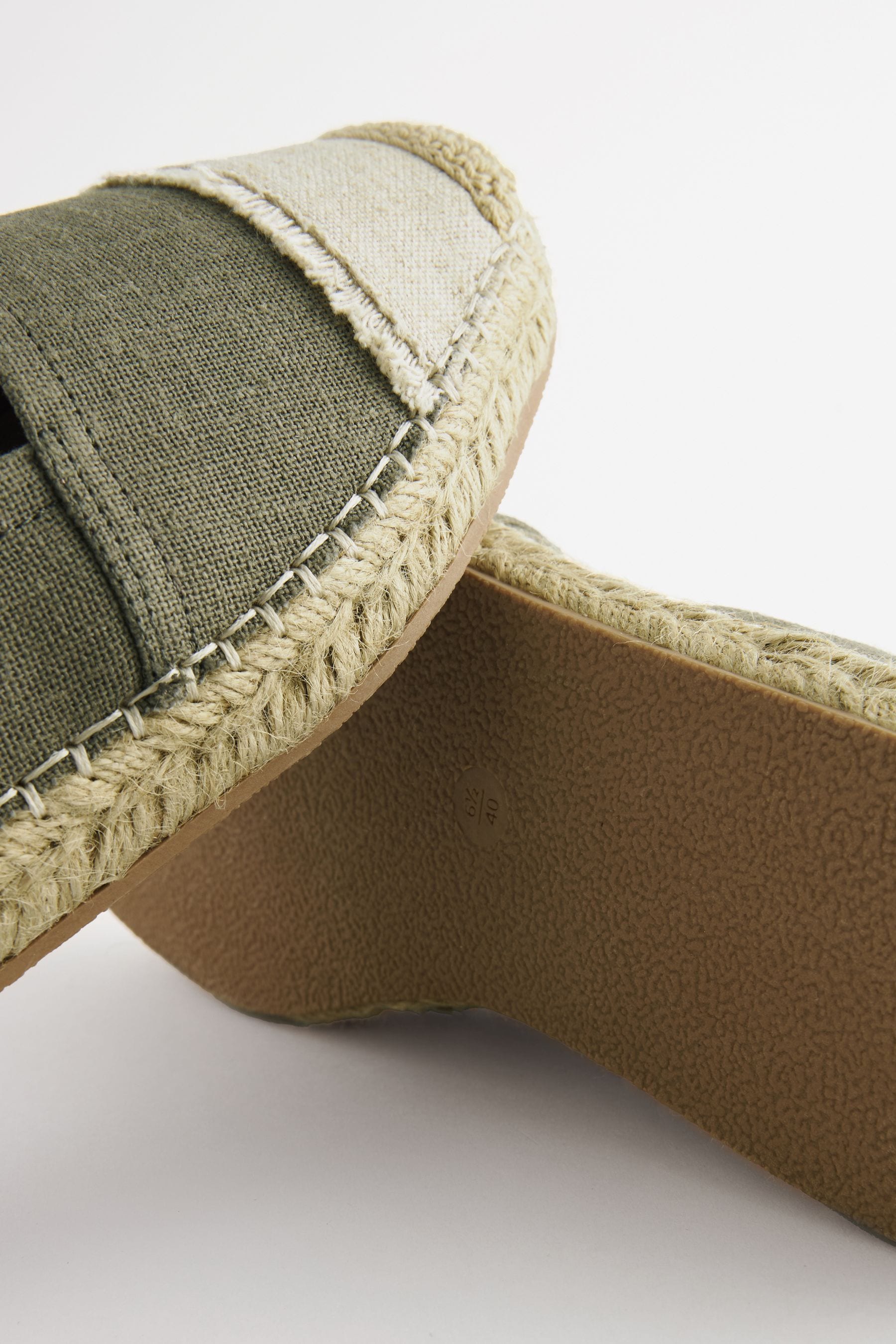Buy Khaki Green Forever Comfort Toe Cap Espadrilles from the Next UK online shop