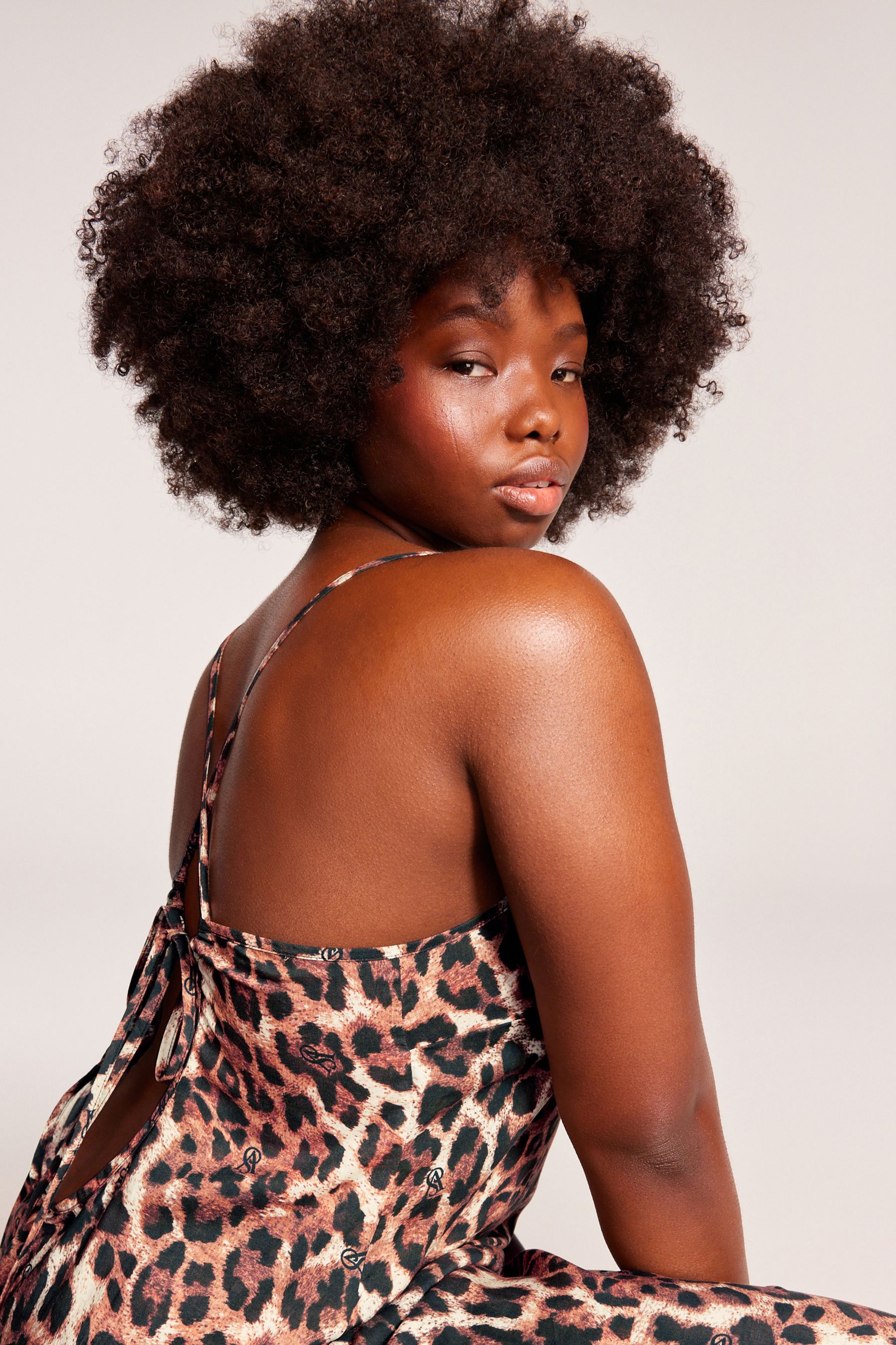 Animal print beach dress outlet